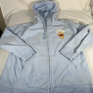Disney Winnie The Pooh and Friends Fleece Full Zip Jacket Sz XL 1X Women’s